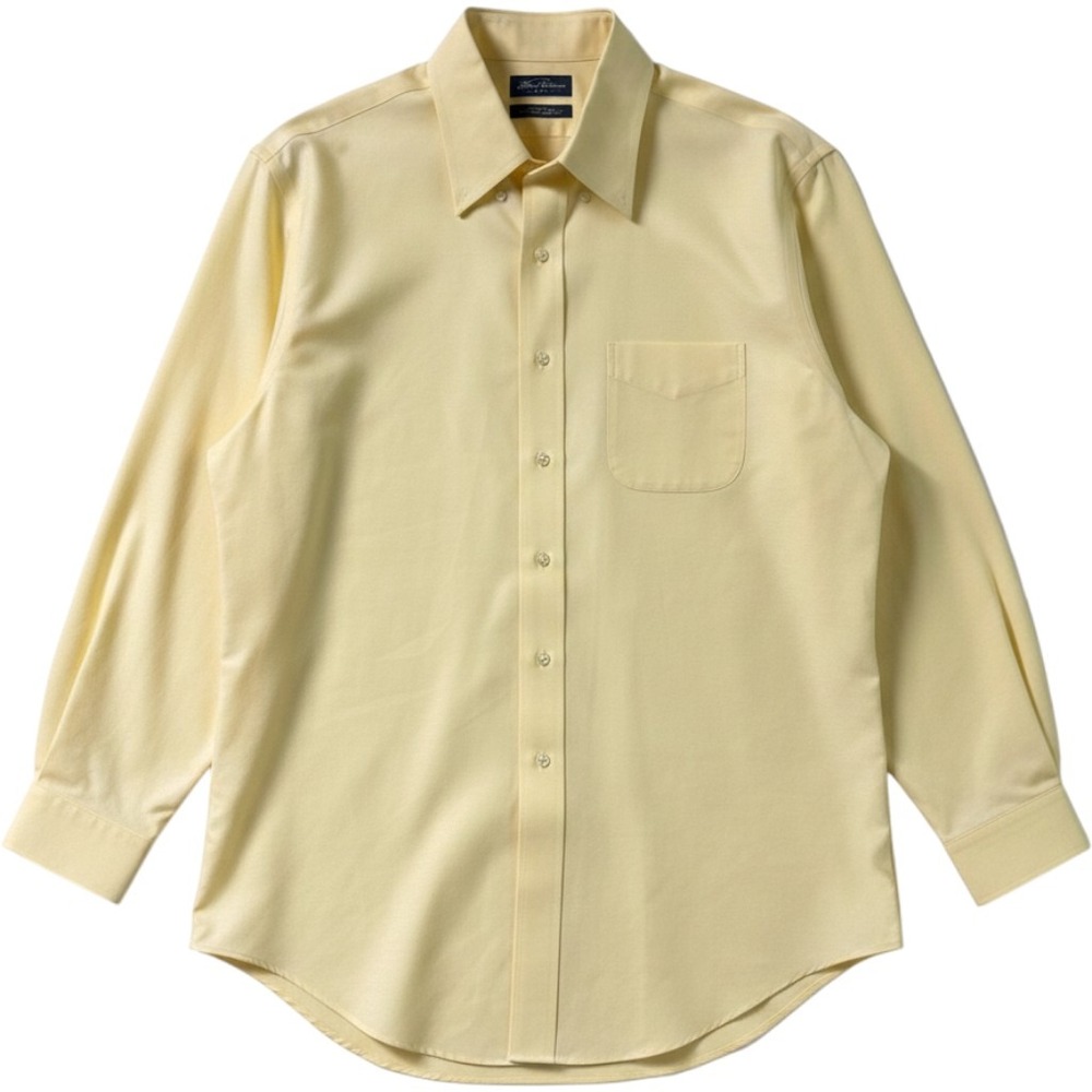 Brooks Brothers Mens Cotton Original Polo Shirt Slim Fit sz 17-34 Light Yellow